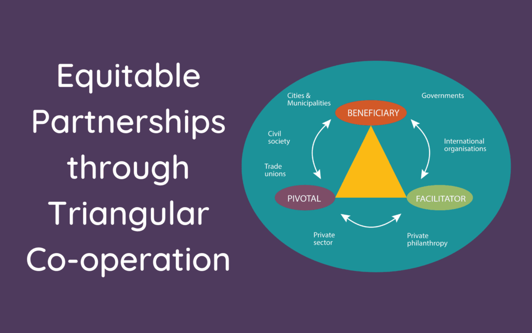 Equitable Partnerships through Triangular Co-operation