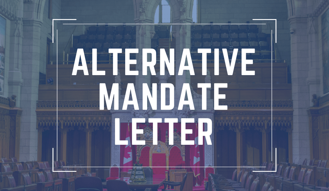 Alternative Mandate Letter – Minister of International Development