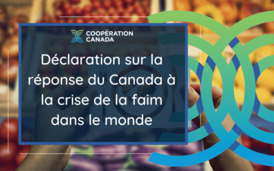 Déclaration sur la réponse du Canada à la crise de la faim dans le monde