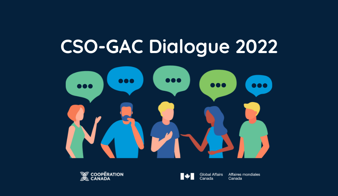 2022 CSO-GAC Dialogue on International Assistance and Development: A conversation on fostering an enabling environment for civil society 