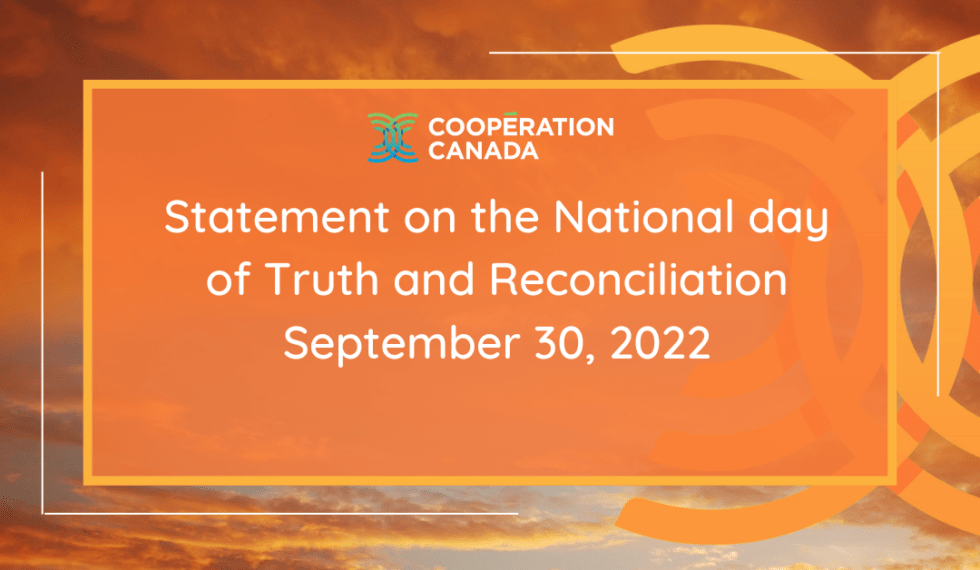 Statement: National Day for Truth and Reconciliation 30 Sep 2022 ...