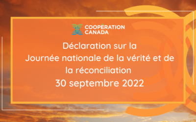 Déclaration: Journée nationale de la vérité et de la réconciliation  30 septembre 2022