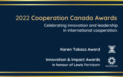 L’appel à candidatures pour les Prix Coopération Canada est maintenant ouvert.