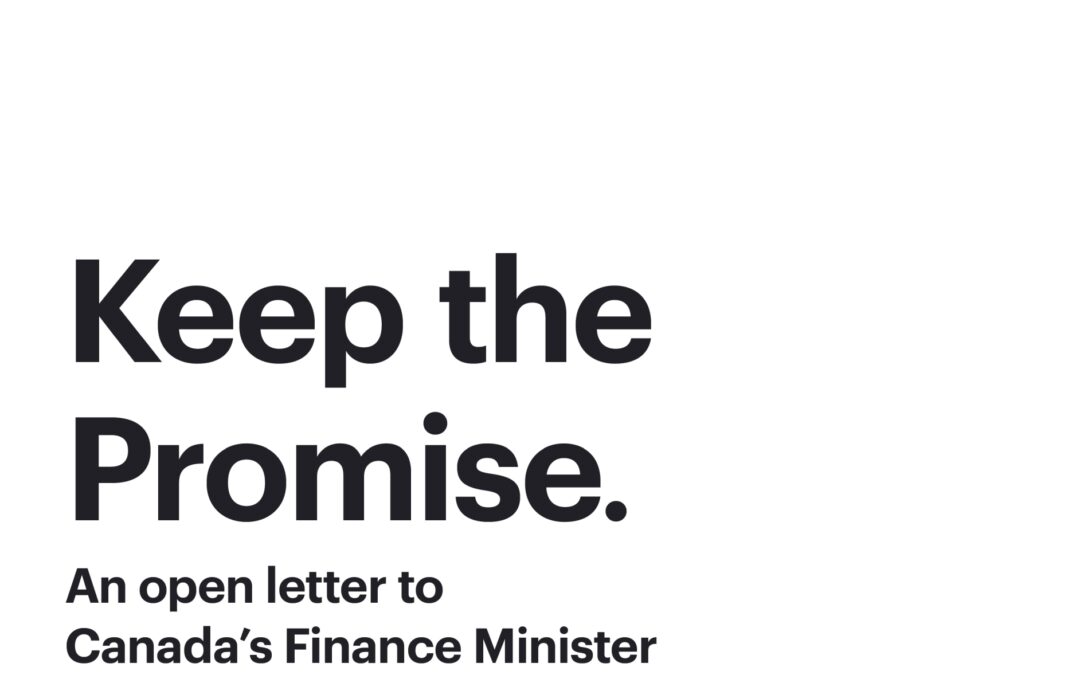An open letter to Canada’s Finance Minister Chrystia Freeland