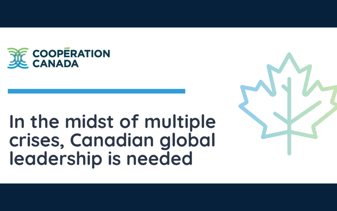 Cooperation Canada Promotes the Strategic Importance of International Assistance to Members of Parliament