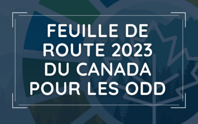 Feuille de route 2023 du Canada pour les ODD