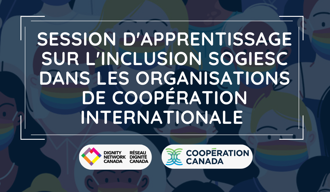 Session d’apprentissage sur l’inclusion SOGIESC dans les organisations de coopération internationale