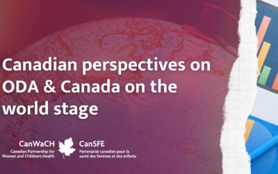 New Findings: Canadian Perspectives on ODA and Canada on the World Stage (CanWaCH)