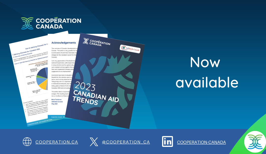 New Report: 2023 Canadian Aid Trends
