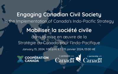 Engaging Canadian Civil Society in the Implementation of Canada’s Indo-Pacific Strategy