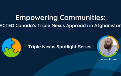 Empowering Communities: ACTED Canada’s Triple Nexus Approach in Afghanistan
