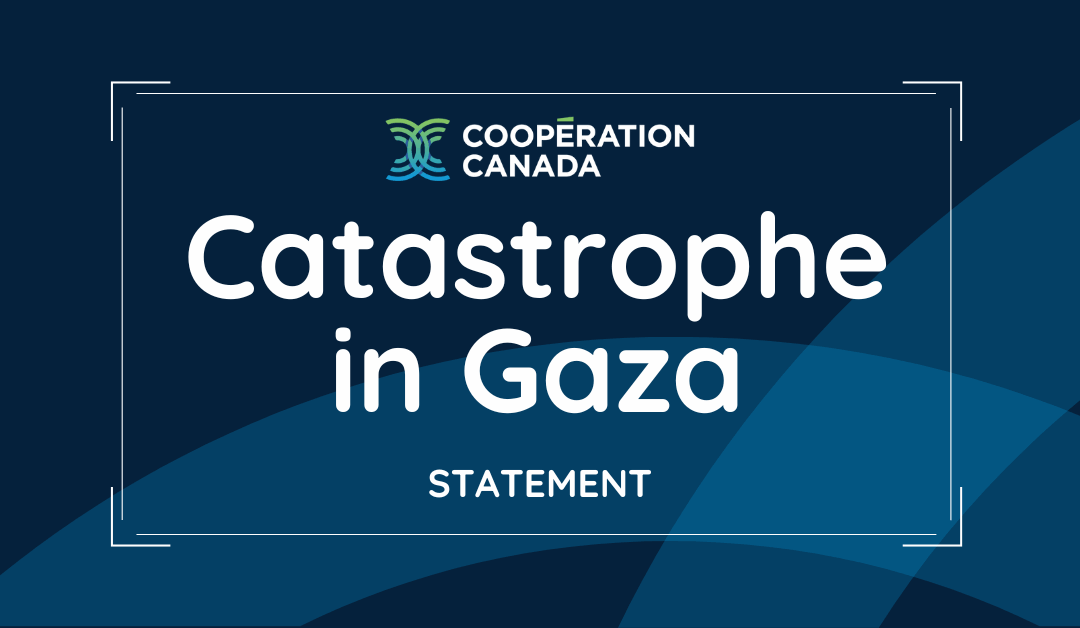 Cooperation Canada Statement on Gaza