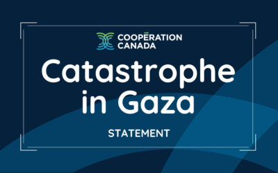 Cooperation Canada Statement on Gaza