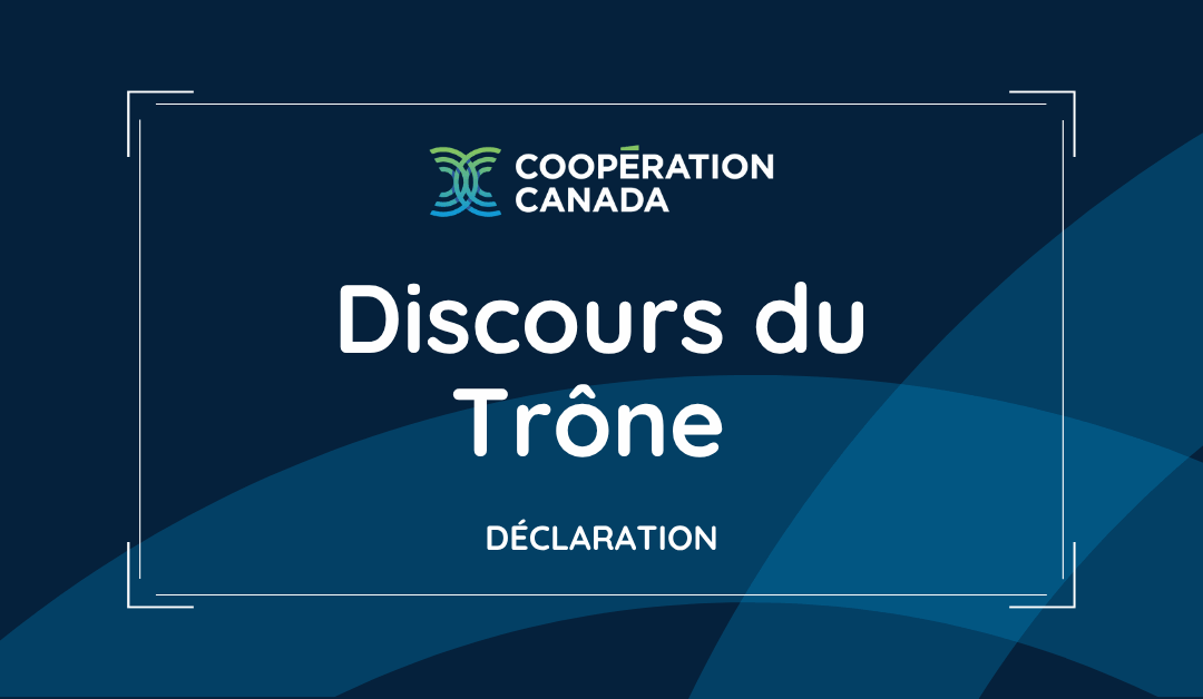 Discours du Trône