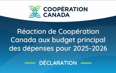 Réaction de Coopération Canada aux budget principal des dépenses pour 2025-2026