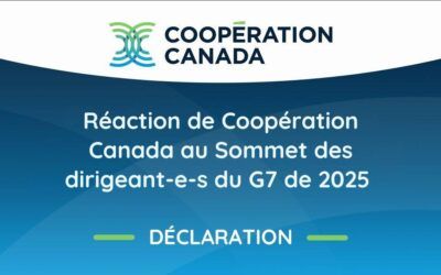 Réaction de Coopération Canada au Sommet des dirigeant-e-s du G7 de 2025