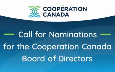 Call for Nominations for the  Cooperation  Canada Board of Directors - Nominate by August 15, 2025