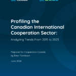 Profiling the Canadian International Cooperation Sector - Report Cover