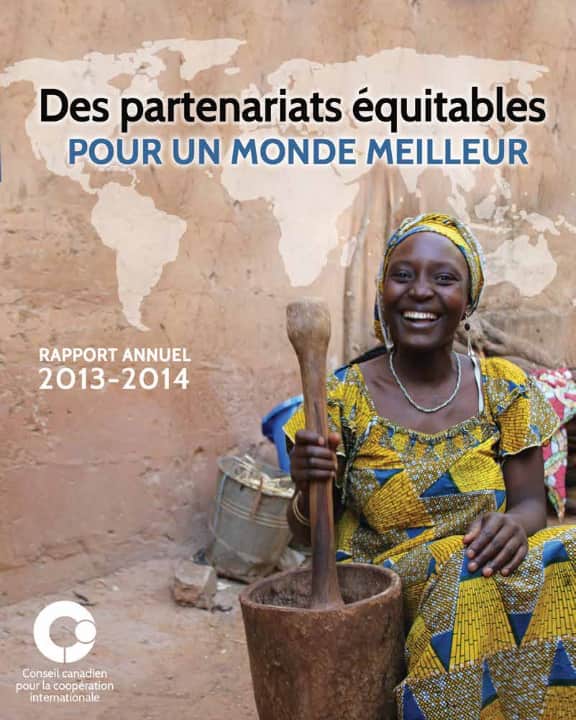 Le Conseil canadien pour la coopération internationale Rapport annuel 2013–2014