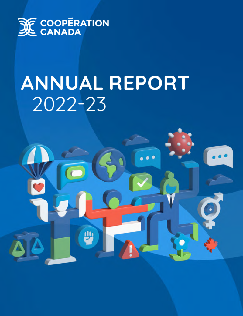 Cooperation Canada Annual Report 2022-23 Cover